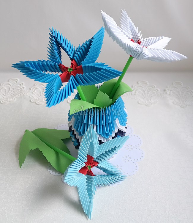 Модульное оригами «Пингвиненок» поэтапно с фото