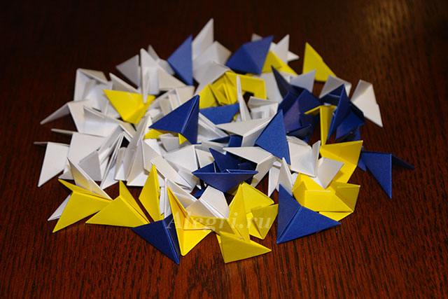 Модульные оригами цветы - 236 схем и фото с мастер-классами