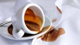 Как удалить пятно от кофе с одежды в домашних условиях
